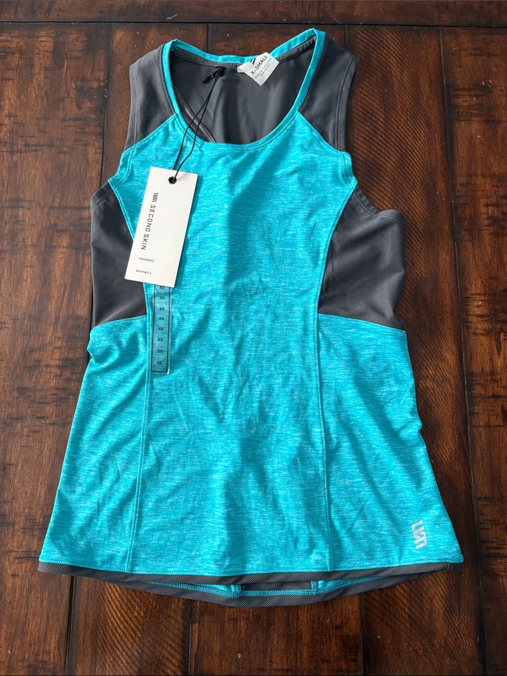 LBX Athletic Blue/Teal & Gray Racerback Tank